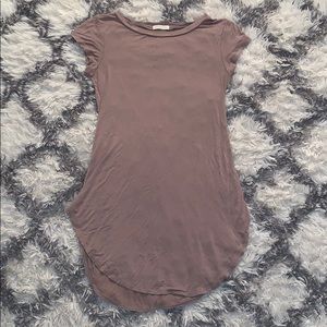 Short sleeved Tunic mauve shirt